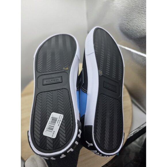 New Men's Tommy Hilfiger Ralen Blue/White/Black Size 13 Sneaker Shoes - Picture 6 of 7